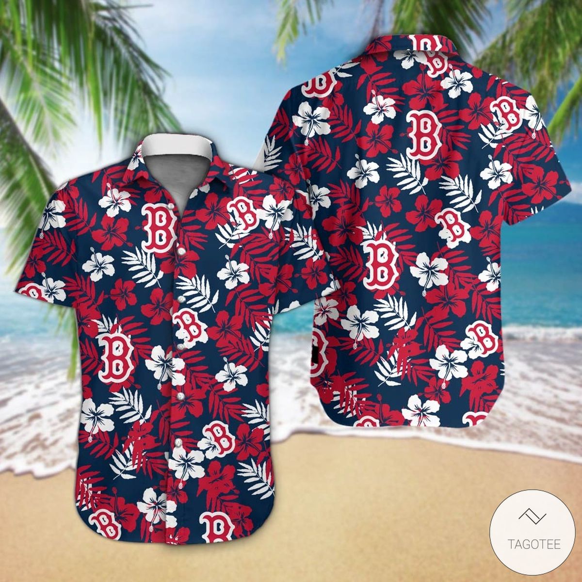 Boston Red Sox Hawaiian Shirt - TAGOTEE • LeeSilk Shop