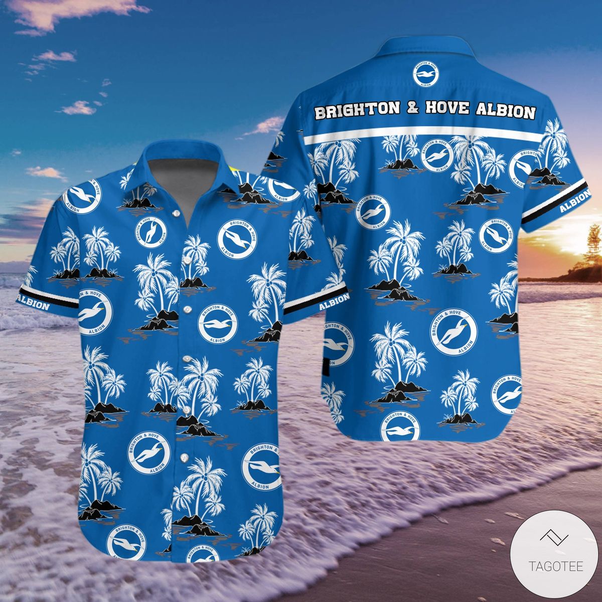 Brighton Hove Albion F.C Hawaiian Shirt