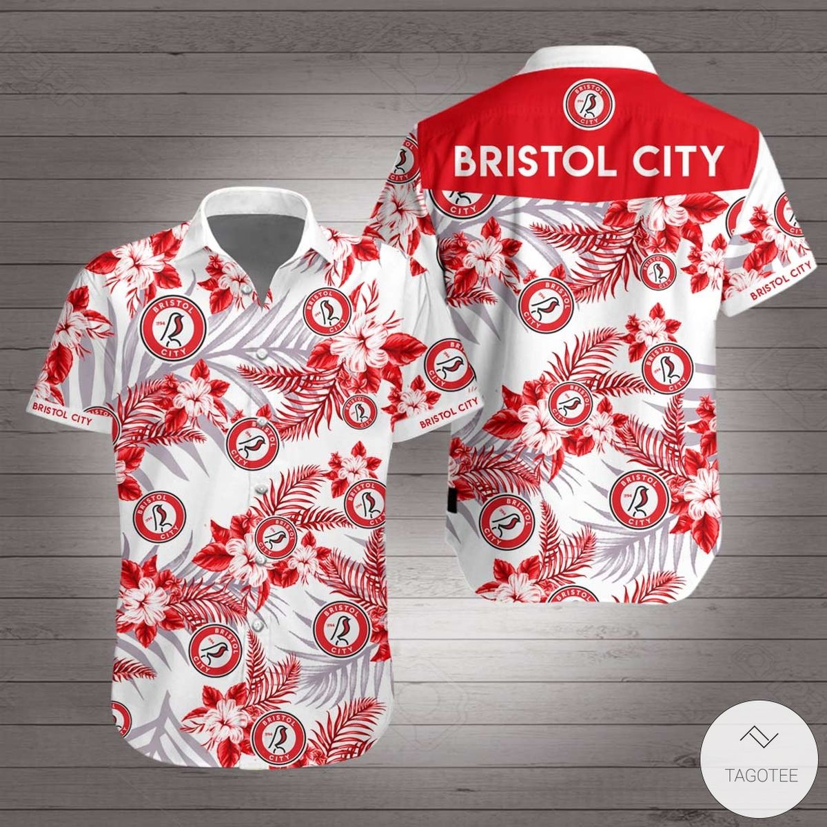 Bristol City F.C Hawaiian Shirt