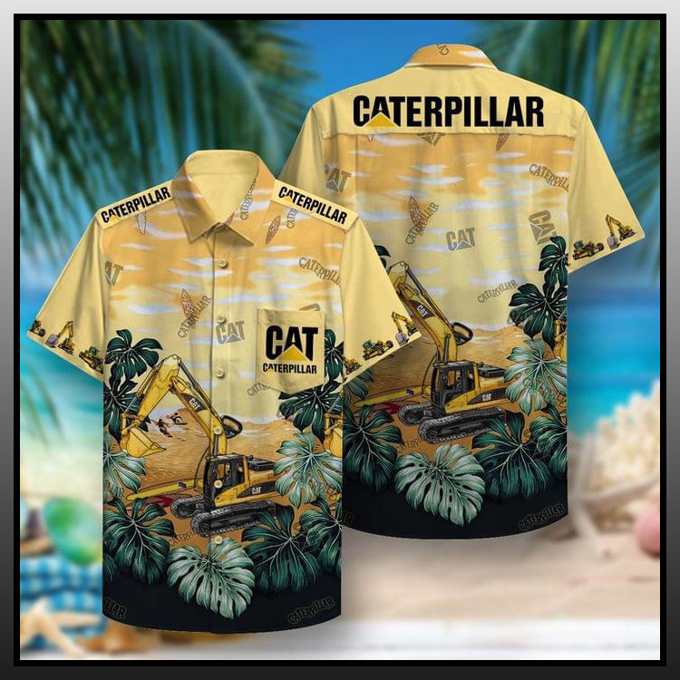 Caterpillar hawaiian shirt1