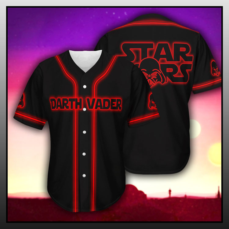 Darth Vader star wars baseball jersey shirt1