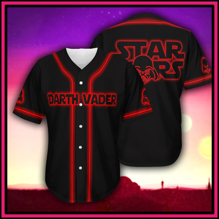 Darth Vader star wars baseball jersey shirt2
