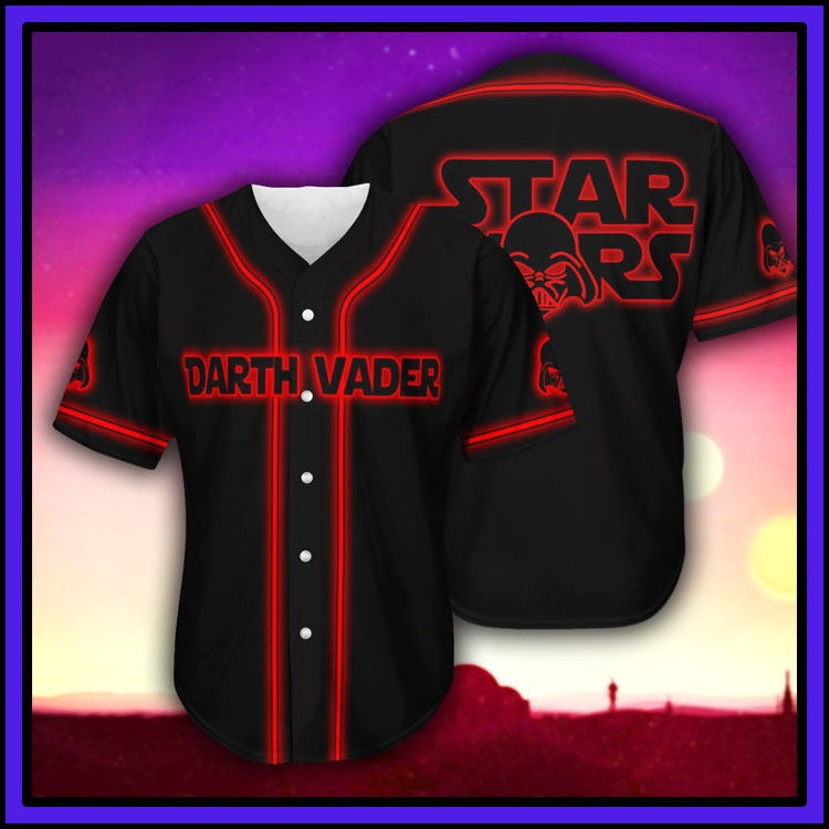 Darth Vader star wars baseball jersey shirt4