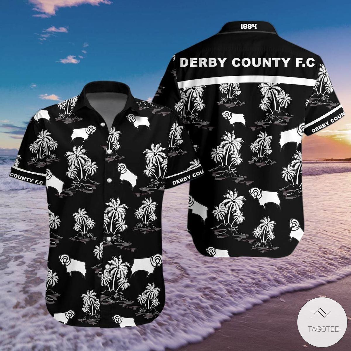 Derby County Hawaiian Shirt 1
