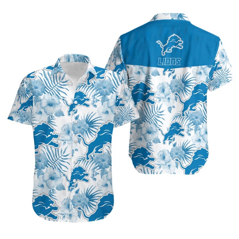 Detroit Lions NFL Hawaiian Shirt