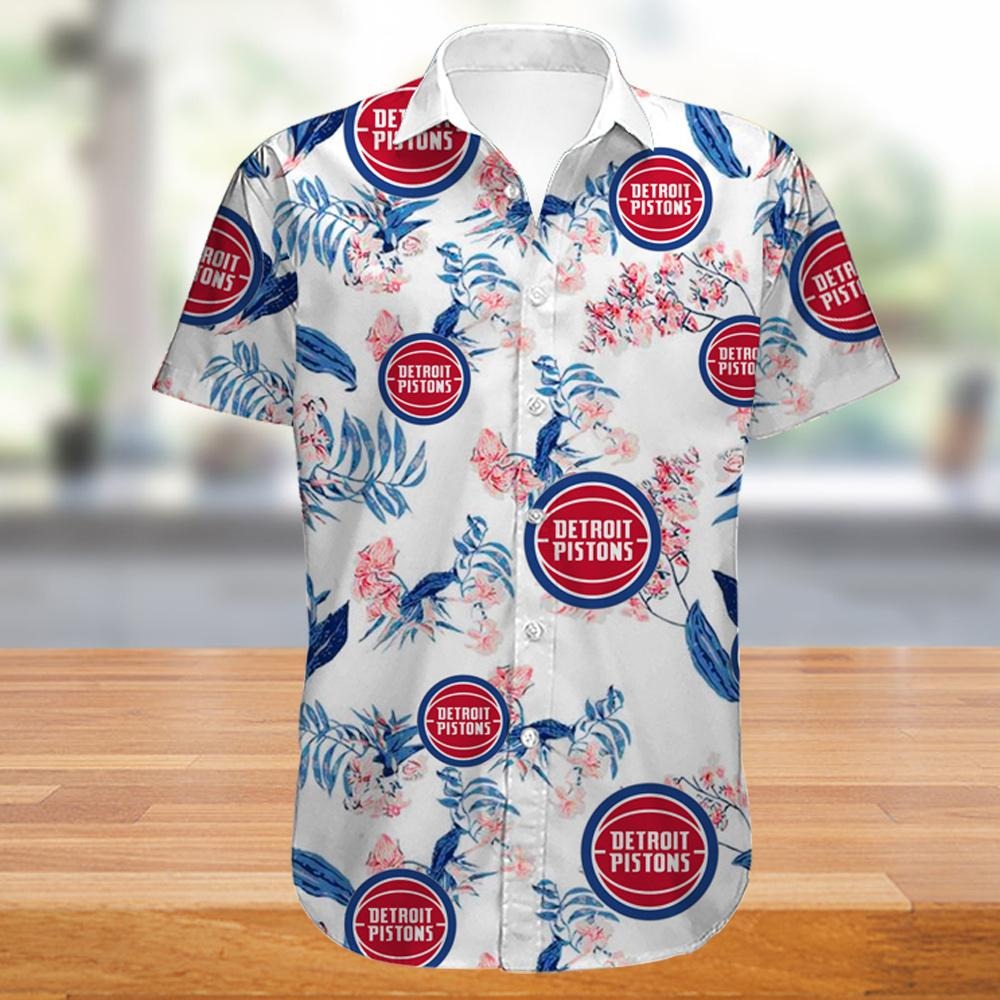 Detroit Pistons NBA Hawaiian Shirt 1