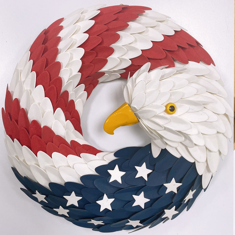 Eagle Bird handmade wreath for independence day