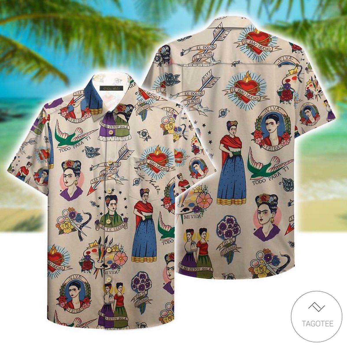 Frida Kahlo Mexican Painter Hawaiian Shirt  – TAGOTEE