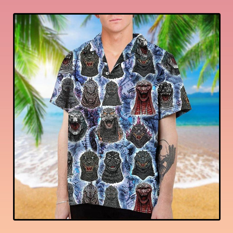 Godzilla Hawaiian shirt2 1