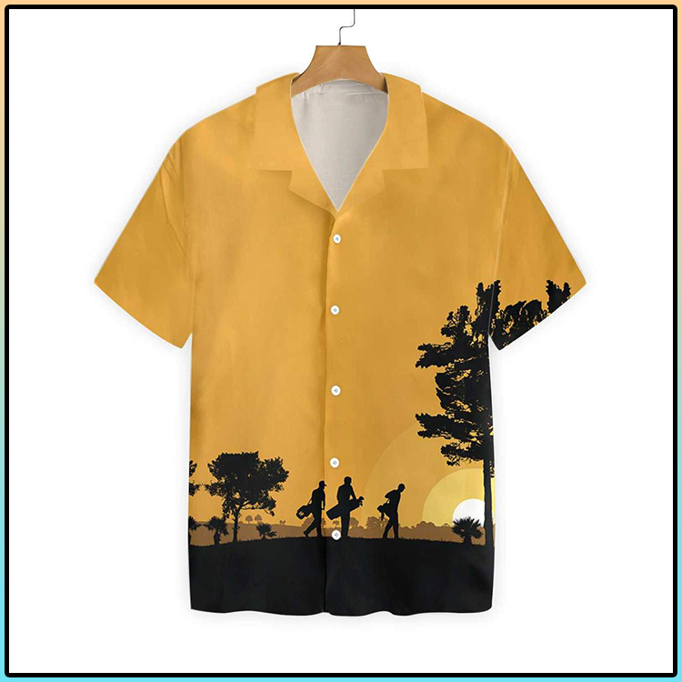Golfers At Dusk Hawaiian Shirt –  Limited Edition