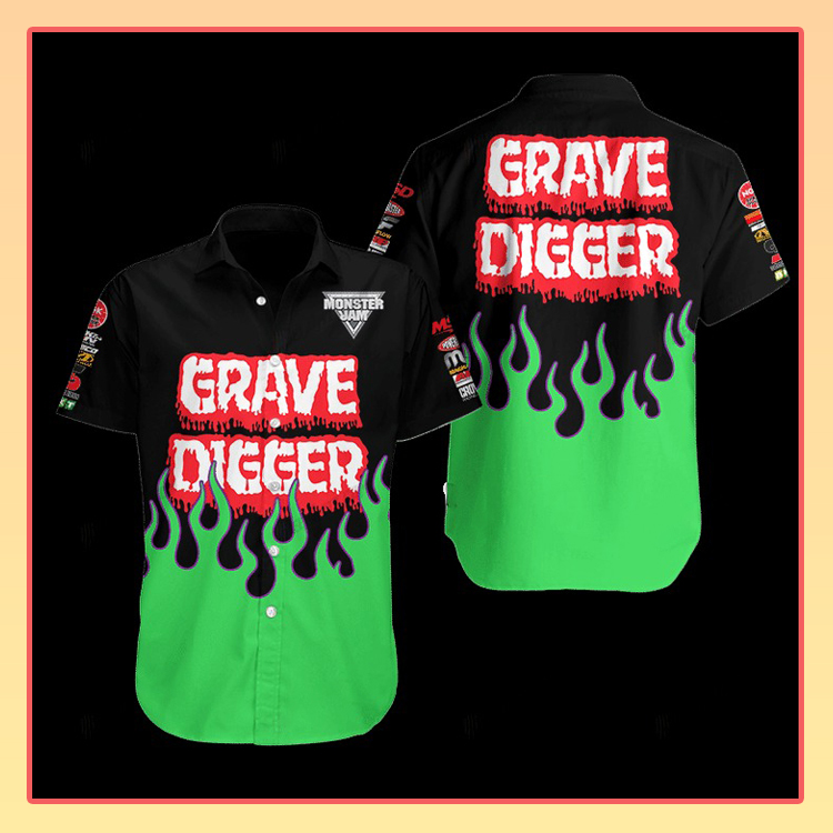 Grave Digger Hawaiian Shirt3
