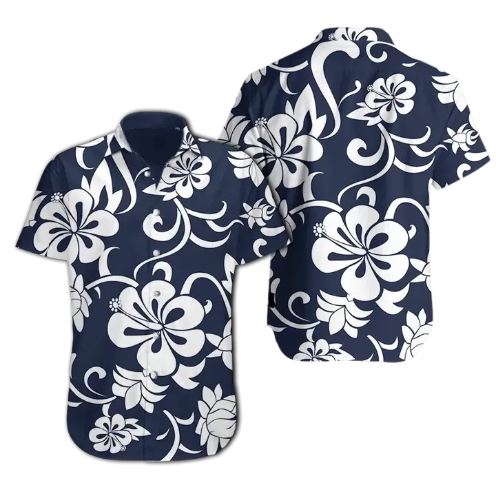 Hawkeye Pierce from MASH Hibiscus Hawaiian Shirt Beach Shorts