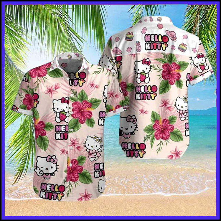 Hello kitty hawaiian shirt4
