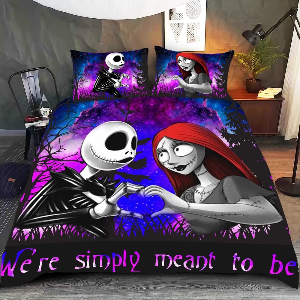 Jack skellington and Sally were simply meant to be bedding set