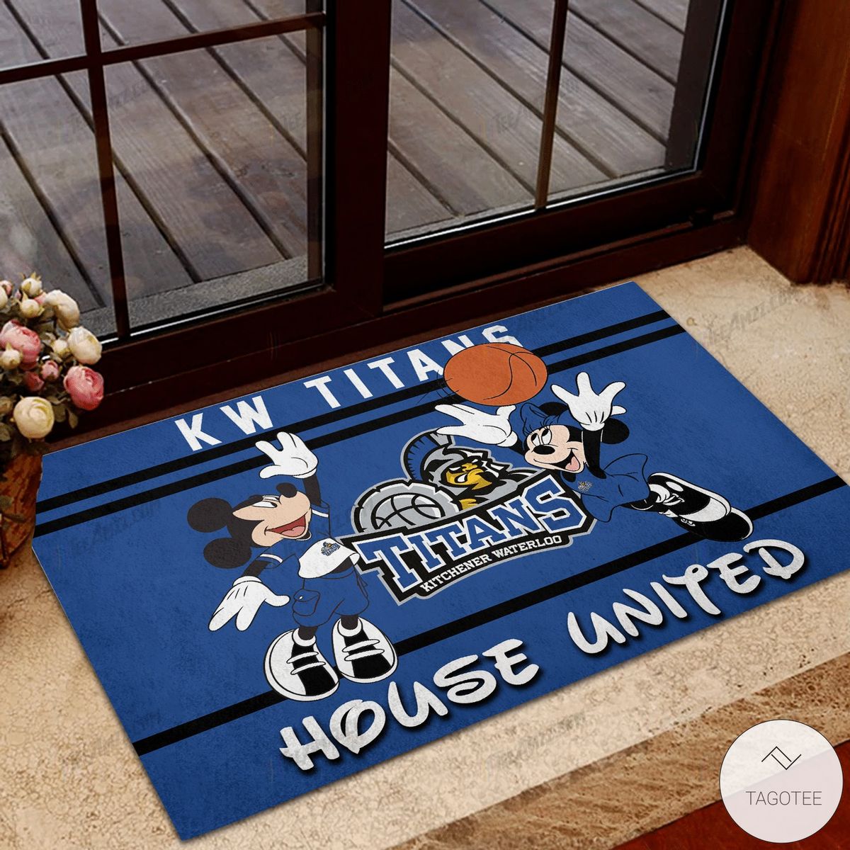 KW Titans Kitchener Waterloo House United Mickey Mouse And Minnie Mouse Doormat – TAGOTEE