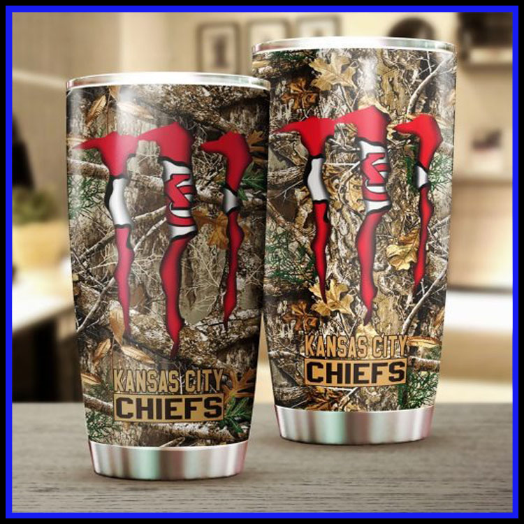 Kansas city chiefs hunting monster tumbler cup7