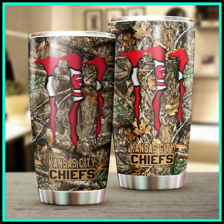 Kansas city chiefs hunting monster tumbler cup8