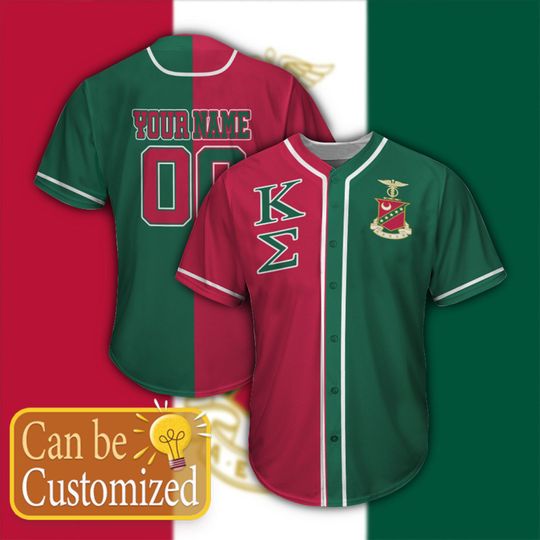 Kappa Sigma Personalized Baseball Jersey1 1
