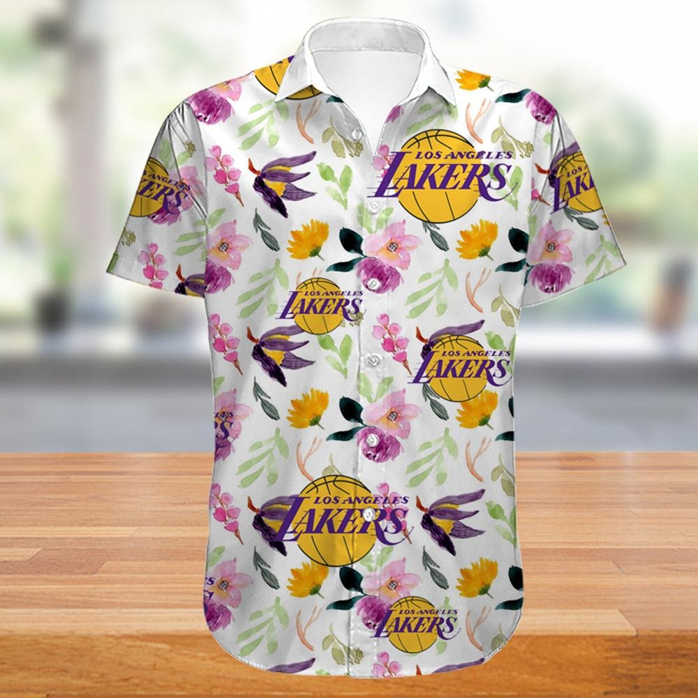 Los Angeles Lakers NBA Hawaiian Shirt 1