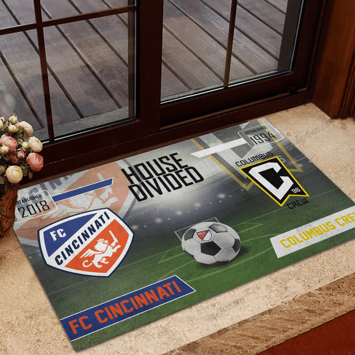 MLS House Divided custom name Doormat1