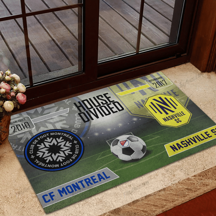 MLS House Divided custom name Doormat3