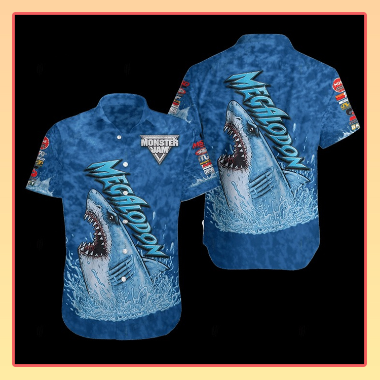 Megalodon Monster Hawaiian Shirt2