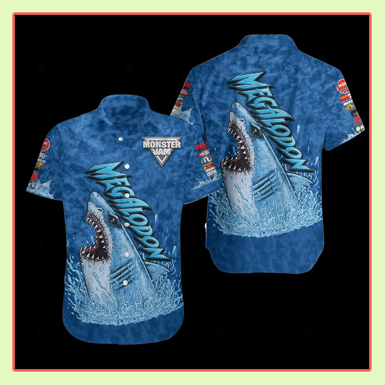 Megalodon Monster Hawaiian Shirt3