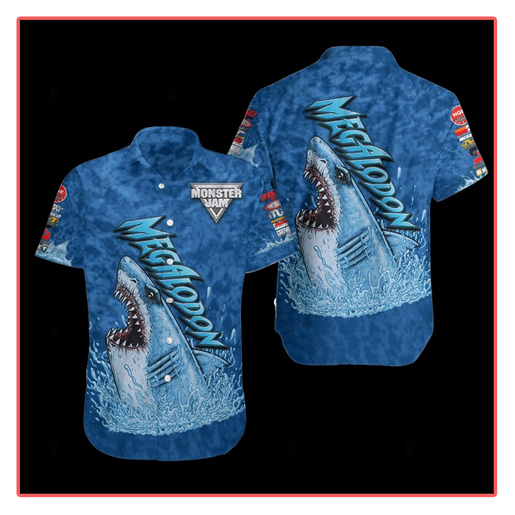 Megalodon Monster Hawaiian Shirt4