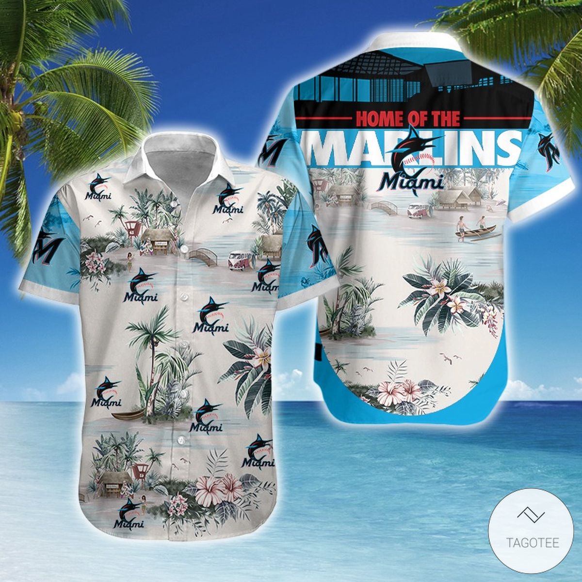 Miami Marlins Hawaiian Shirt – TAGOTEE