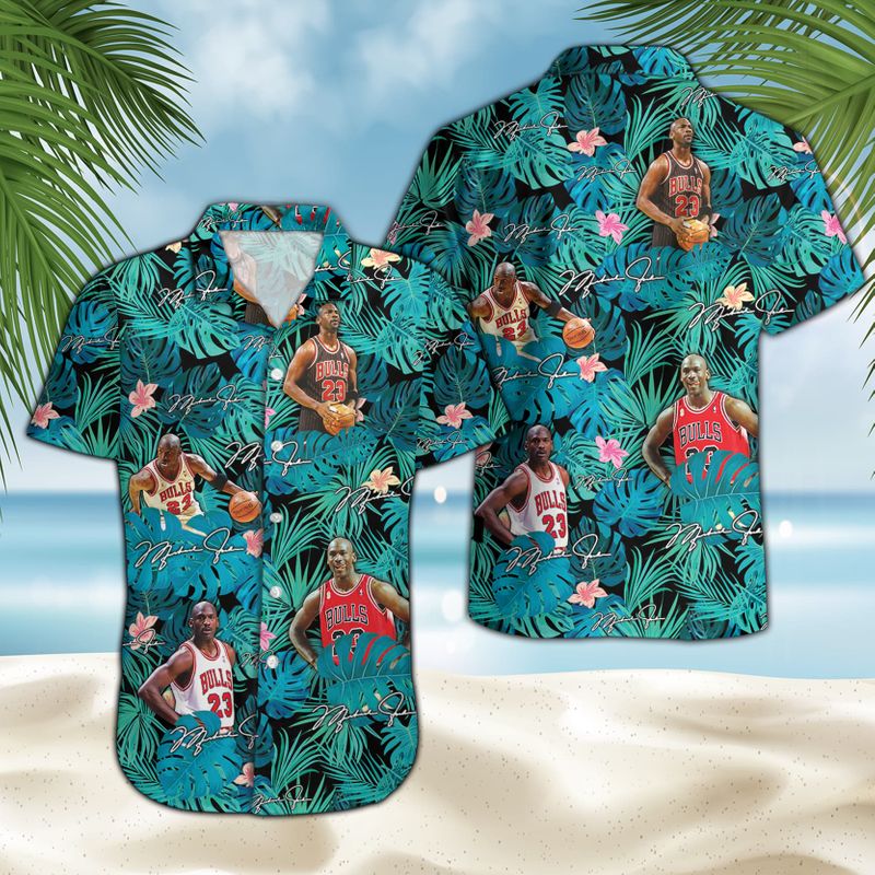 Michael Jordan Hawaiian Shirt