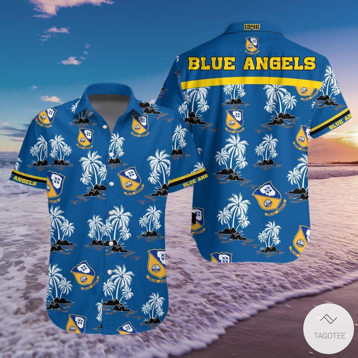 Mighty Blue Angels FC Hawaiian Shirt