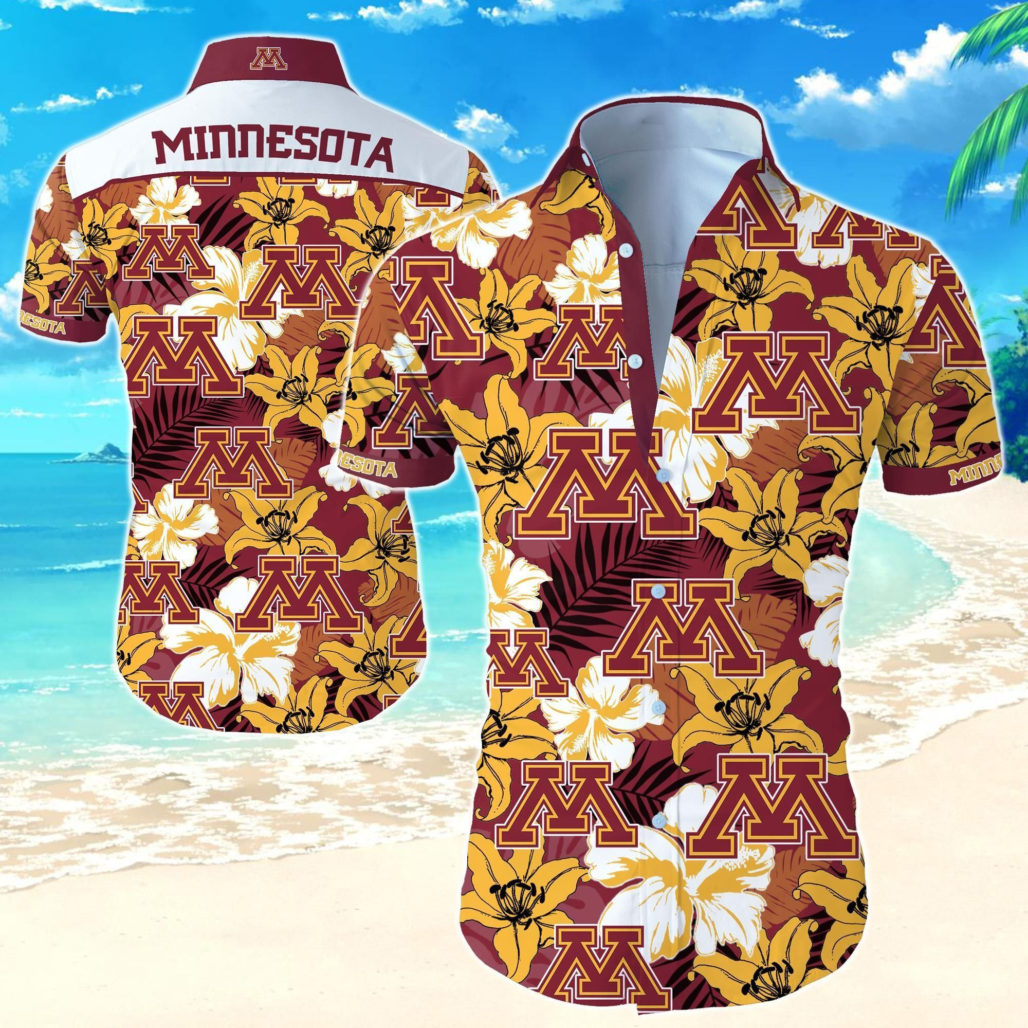 Minnesota Golden Gophers NCAA Hawaiian Shirt