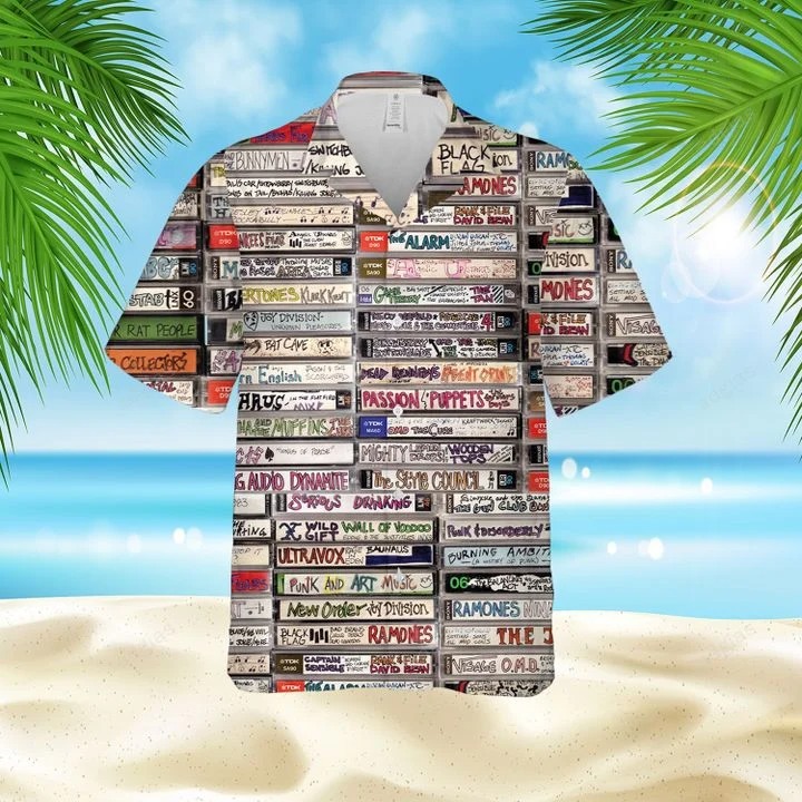 Mixtape Hawaiian Shirt Beach Shorts