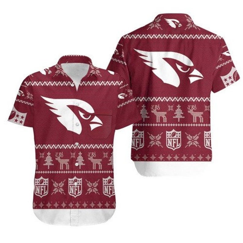 NFL Arizona Cardinals Ugly Chrsitmas Hawaiian Shirt