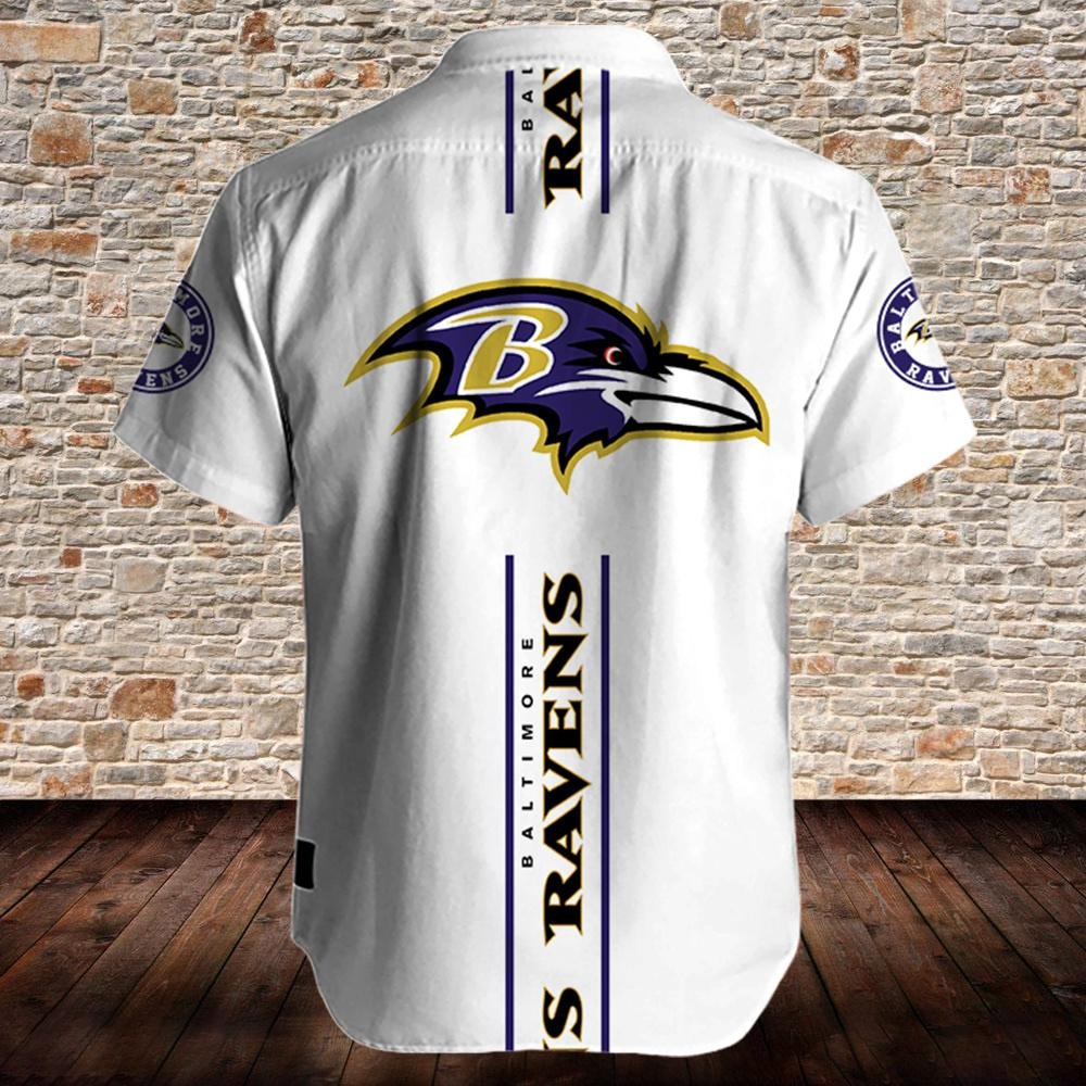 NFL Baltimore Ravens Short Sleeve Hawaiian Shirt 2