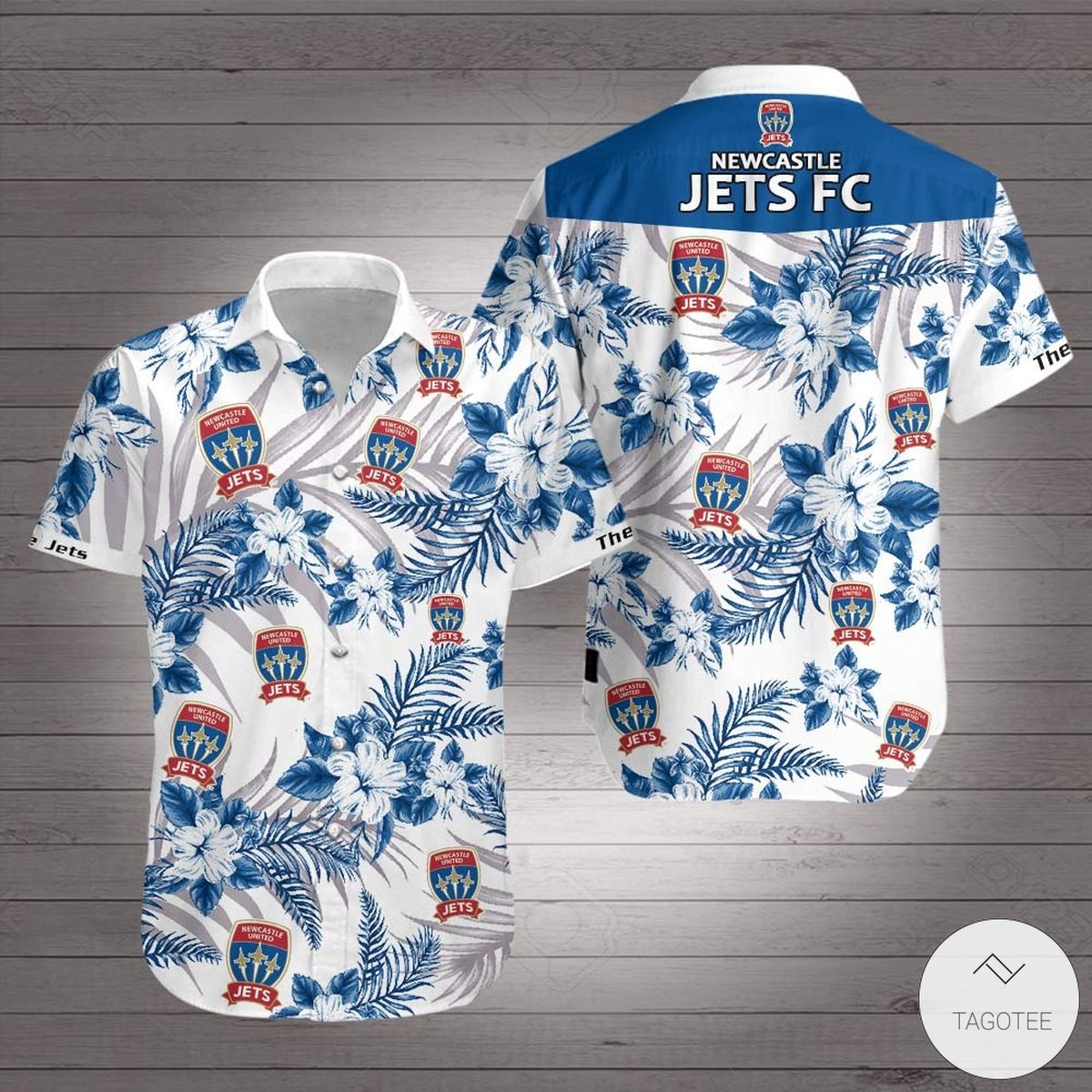 Newcastle Jets FC Hawaiian Shirt