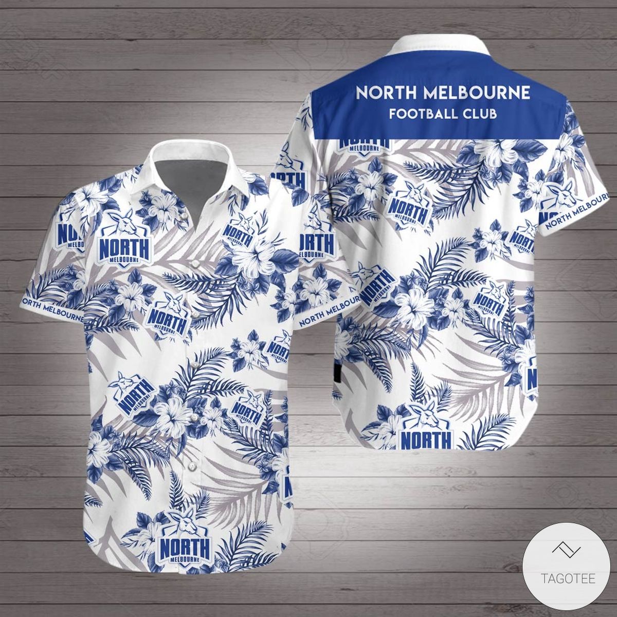 North Melbourne Football Club Hawaiian Shirt
