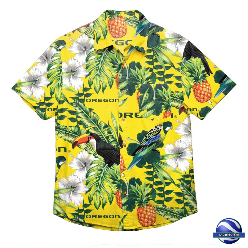 Oregon Ducks NCAA Hawaiian Shirt 1