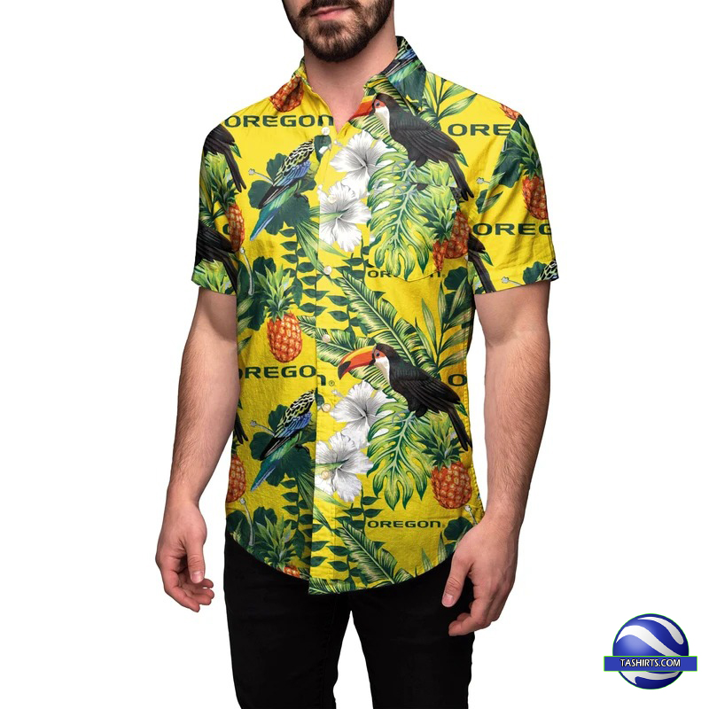 Oregon Ducks NCAA Hawaiian Shirt
