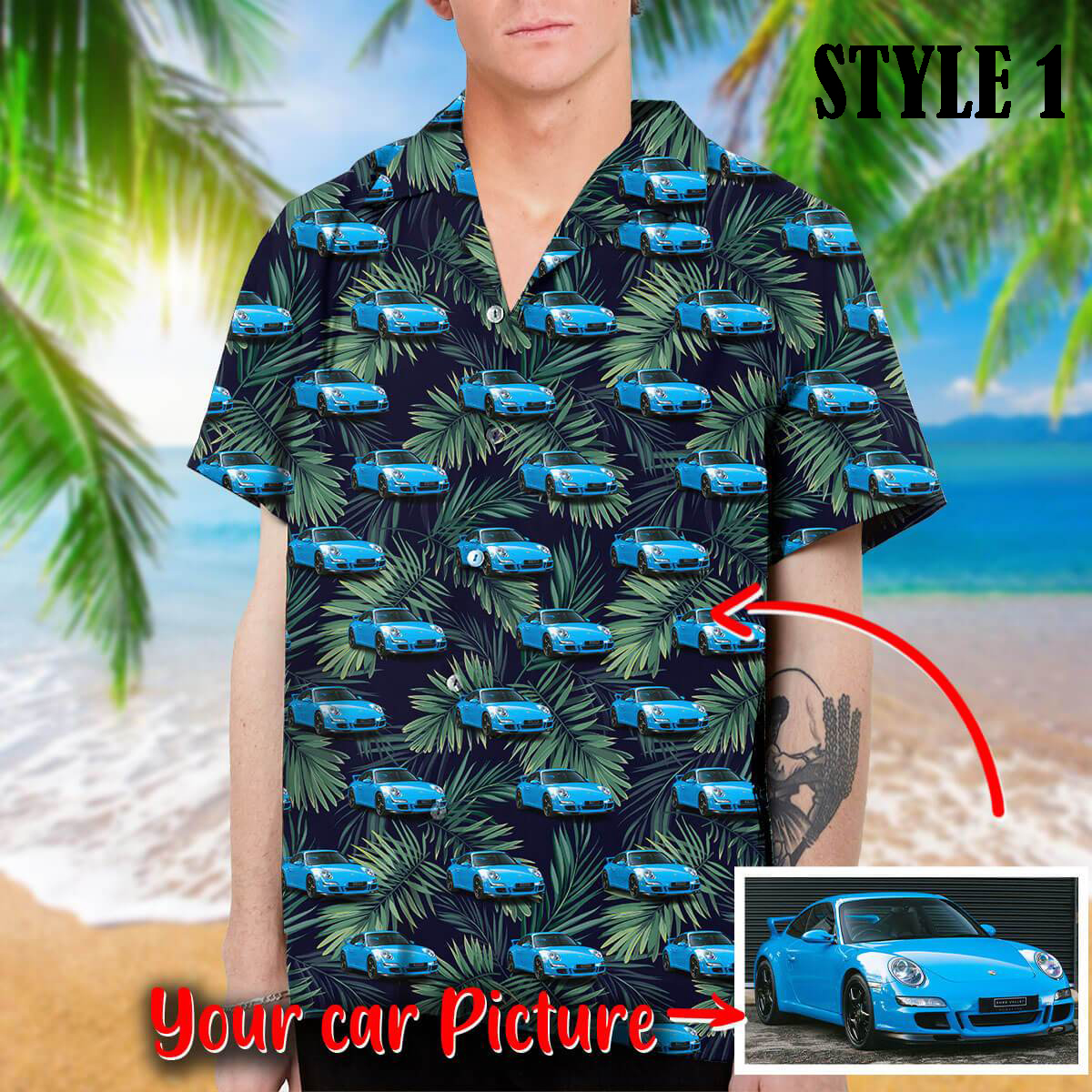 Personalized Car Collection Hawaiian Shirt