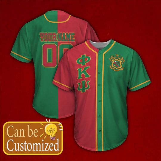Phi Kappa Psi Personalized Baseball Jersey 1