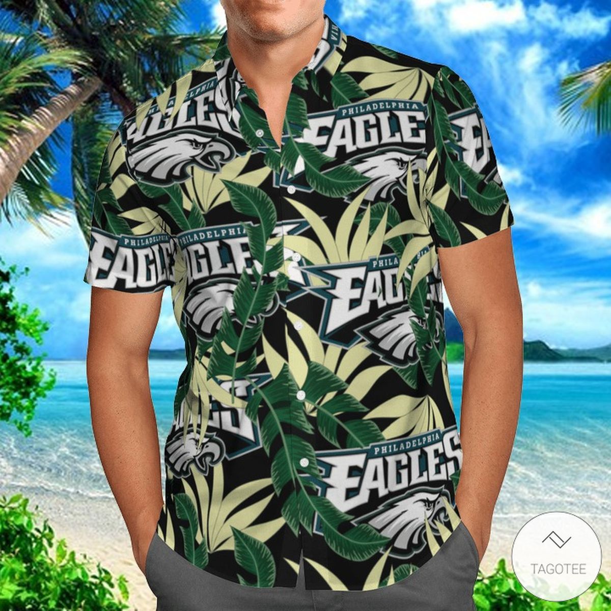 Philadelphia Eagles Hawaiian Shirt, - TAGOTEE • LeeSilk Shop