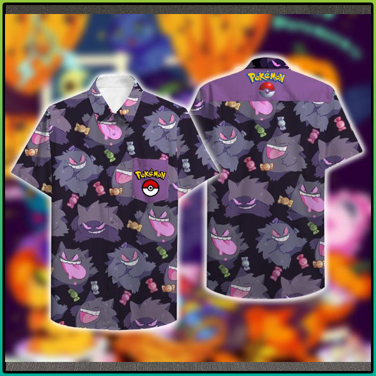 Pokemon Genger Hawaiian Shirt2