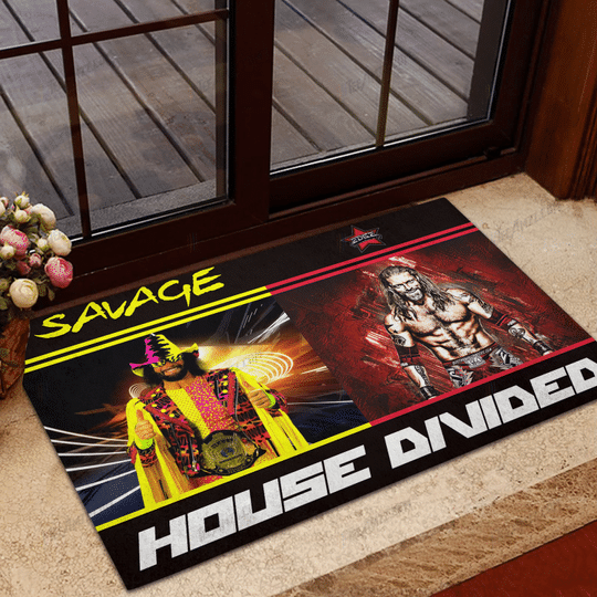 Savage And Zdgz WWE All Wrestlers Custom Doormat House Divided