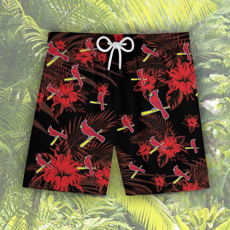 St. Louis Cardinals Hawaiian Shorts1