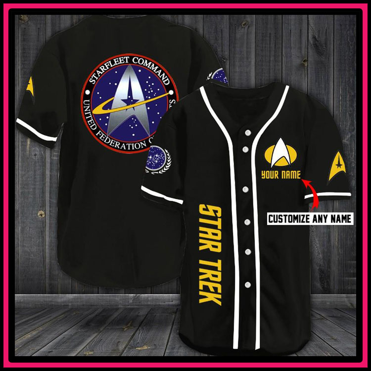 Star Trek baseball jersey custom name shirt2