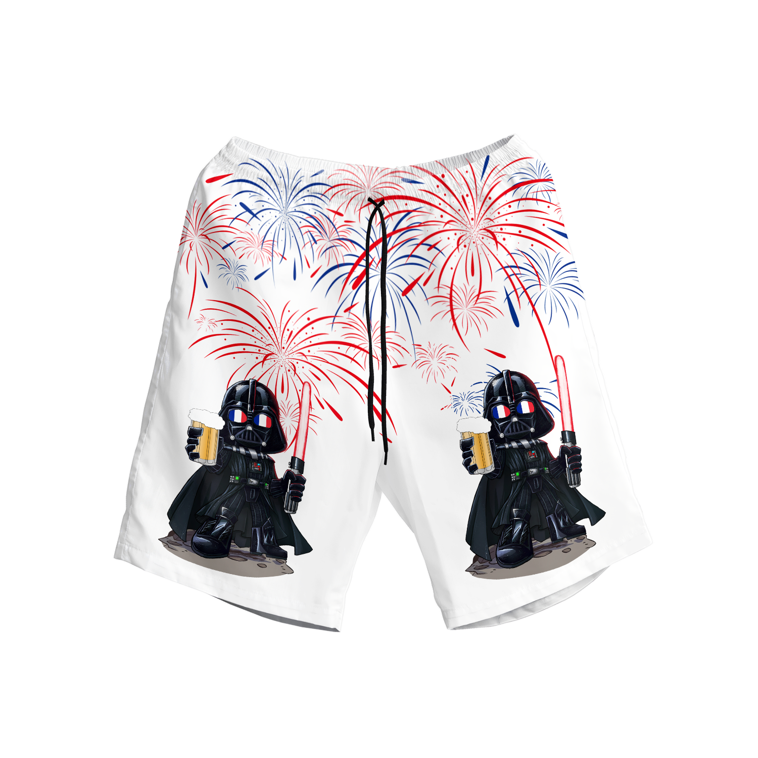 Star Wars Darth Vader Beer Independence Hawaiian Shirt Beach Shortsz
