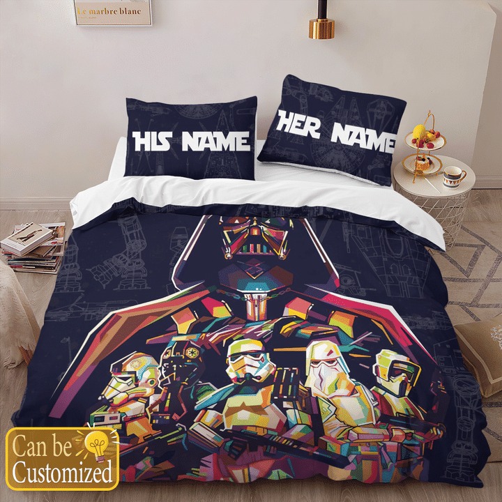 Star Wars Soldiers 3D Personalized Custom Name Bedding Set 1