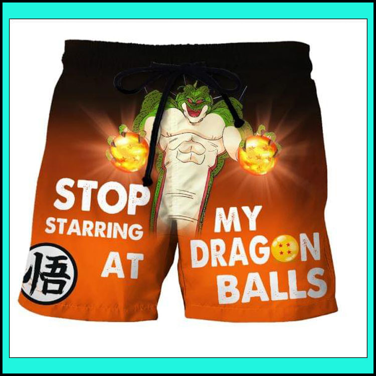 Stop staring at my dragon balls 3d short shirt2 1
