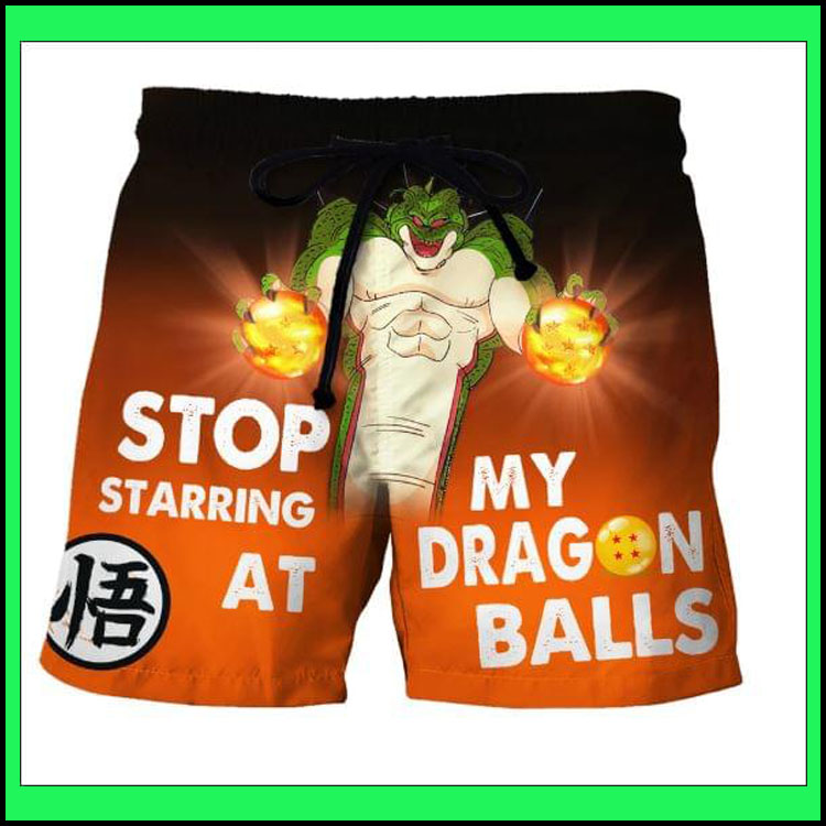 Stop staring at my dragon balls 3d short shirt3 1